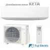 Fuji Electric Дизайнерска серия KETA Стенен тип инвертор, RSG1KETA(B) / ROG14KETA капацитет 14 000 Btu, R32, 4.2 kW