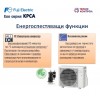Fuji Electric Еко серия Стенен тип инвертор,  RSG09KPCA капацитет 9 000 Btu, R32, 2.5 kW