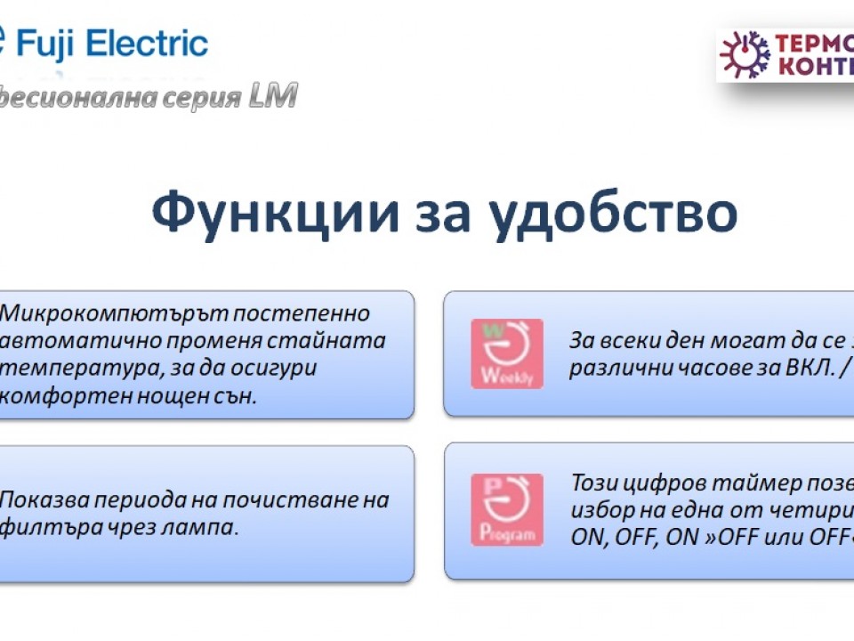 Fuji Electric Професионална серия Стенен тип инвертор,  RSG30LMTA капацитет  30 000 Btu, R410A, 8.5 kW