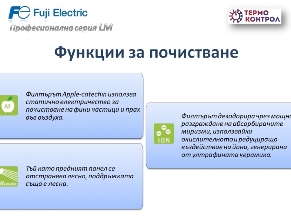 Fuji Electric Професионална серия Стенен тип инвертор,  RSG30LMTA капацитет  30 000 Btu, R410A, 8.5 kW
