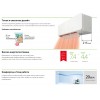 Fujitsu GENERAL Стенен тип инвертор, ASHG09KMCC, капацитет 9 000 Btu, R32, 2.5 kW