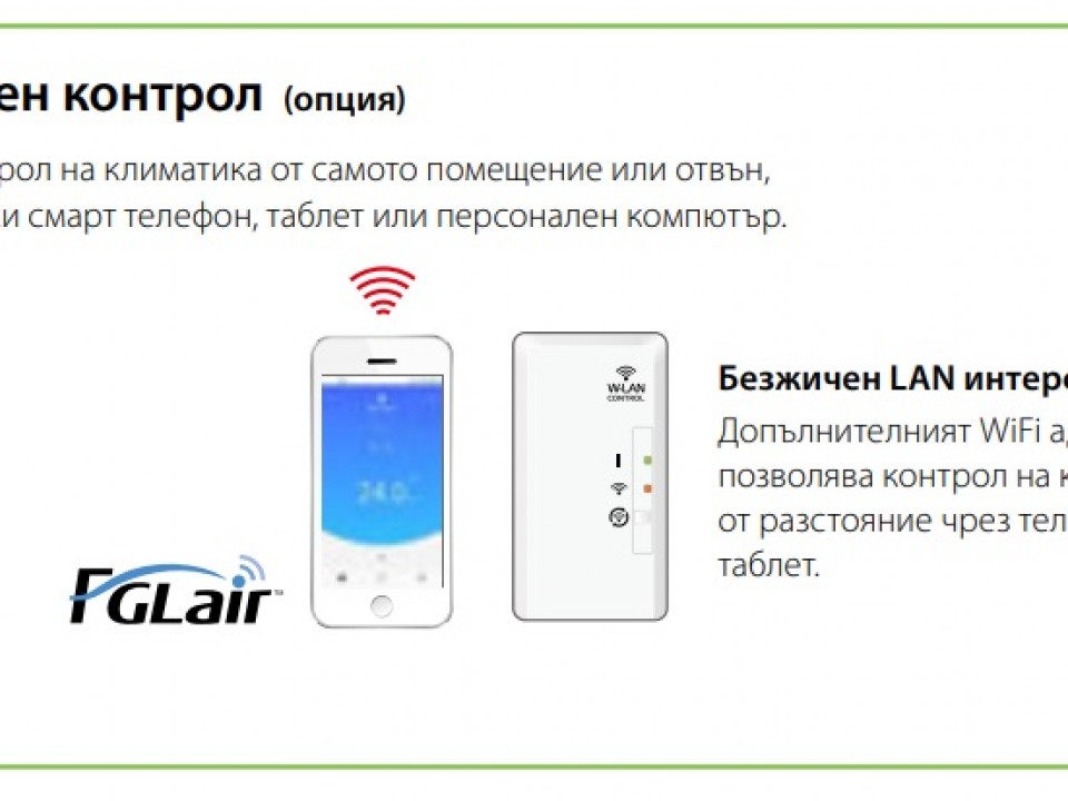 Fujitsu GENERAL Стенен тип инвертор, ASHG09KMCC, капацитет 9 000 Btu, R32, 2.5 kW