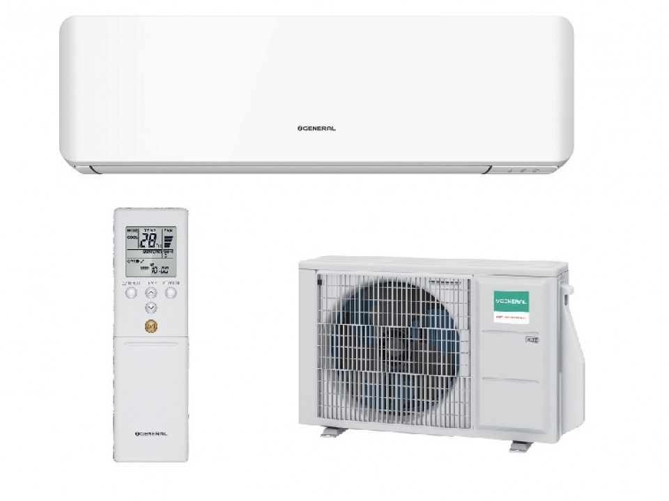 Fujitsu GENERAL Стенен тип инвертор, ASHG36KMTA, капацитет 36 000 Btu, R32, 9.4 kW