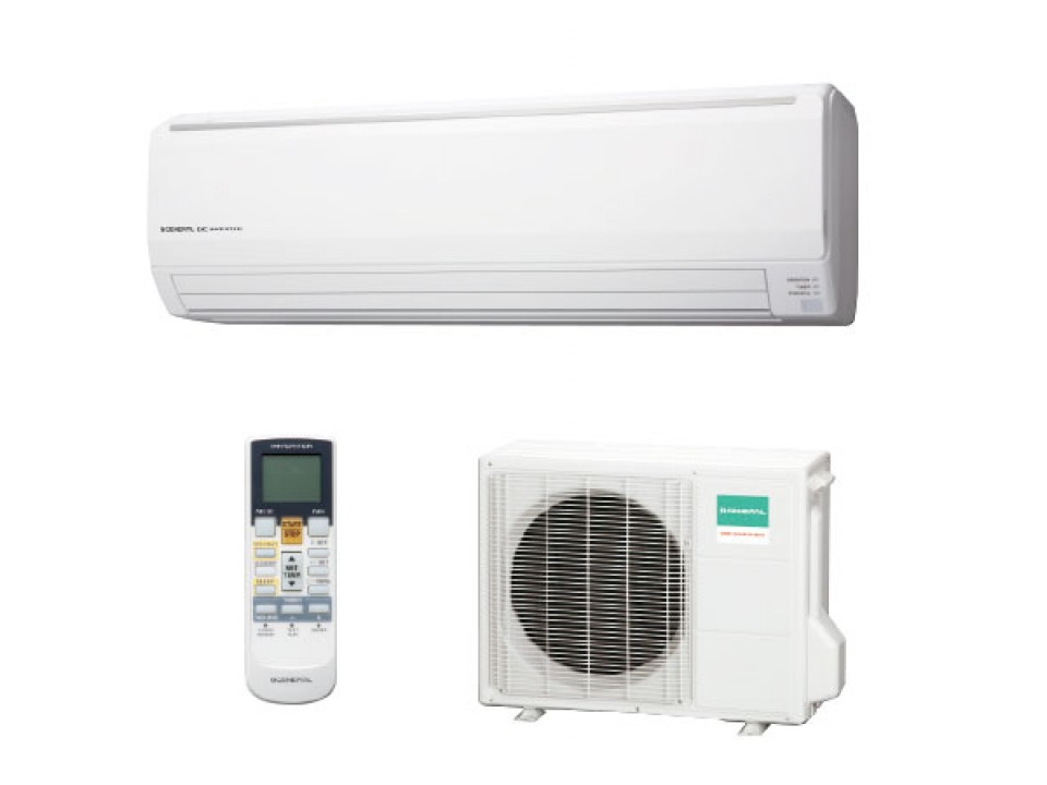 Fujitsu GENERAL Стенен тип инвертор, ASHG18LFCA, капацитет 18 000 Btu, R410A, 5.0 kW