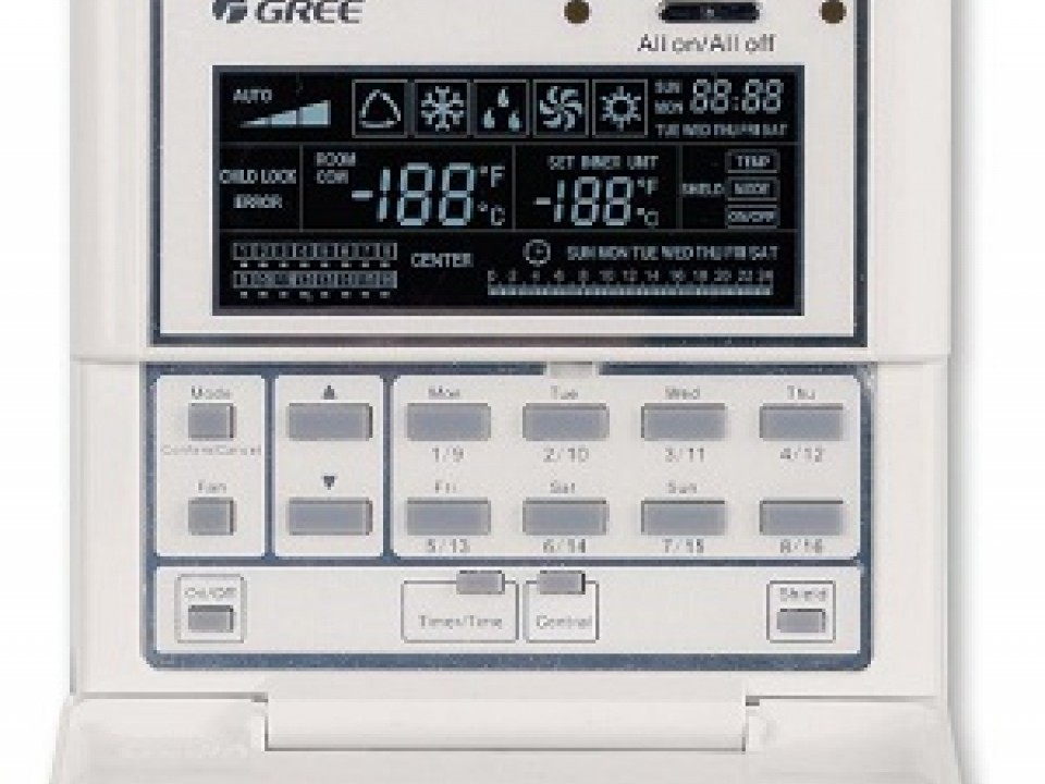 Канален климатик Gree GUD100WNhA-T/GUD100P, 34000 Btu