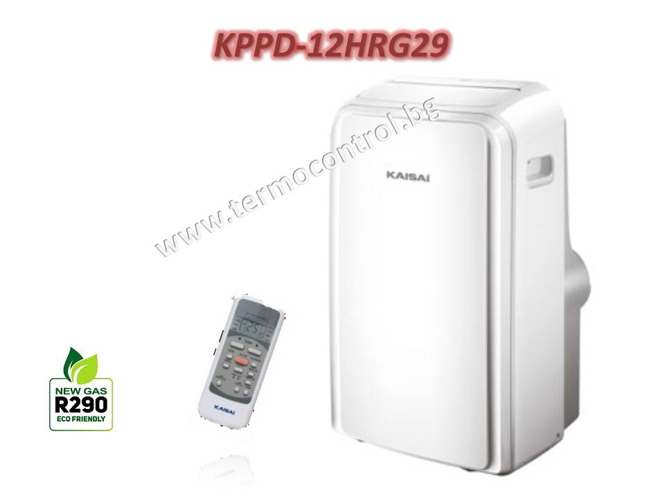 Мобилен климатик Kaisai KPPD-12HRG29, 12 000 Btu, R290