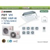 Четиристранна  касета  Mitsubishi Heavy, Standart inverter FDT 100 VH / FDC 100 VNP-W, 34000 Btu