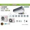 Канален тип  оборудване, висок напор Mitsubishi Heavy - Standart inverter  FDU71VH / FDC71VNP-W, 24000 Btu