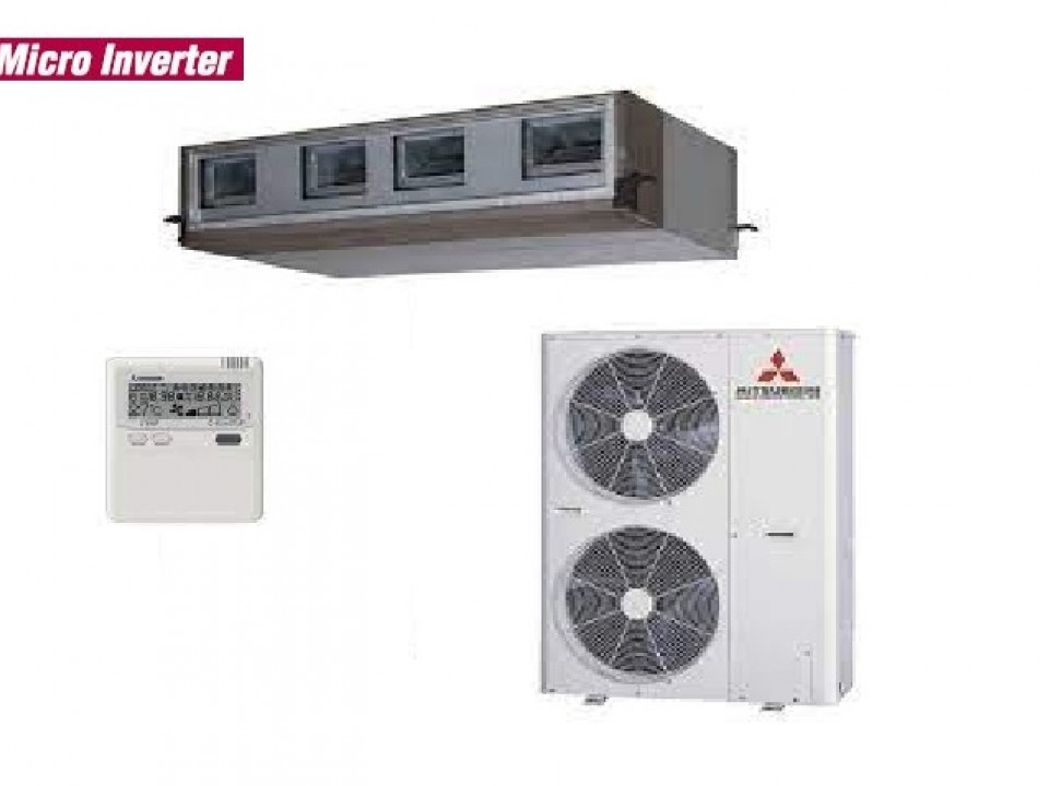 Канален тип оборудване, висок напор Mitsubishi Heavy - Micro inverter  FDU125VH / FDC125VNA-W,  42 000 Btu