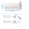 Mitsubishi Electric Стенен тип инвертор MSZ-HR50VF, капацитет 18 000 Btu, R32, 5.0 kW