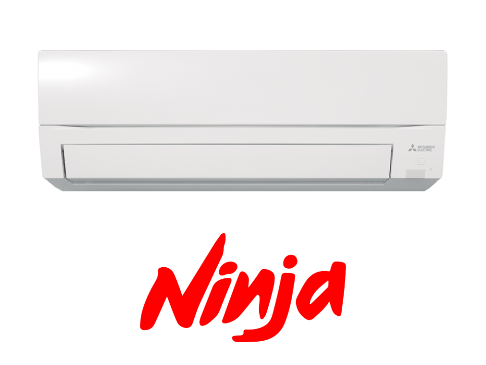 Mitsubishi Electric Ninja Стенен тип, Хипер инвертор MSZ-FT25VG(K), капацитет 9 000 Btu, R32, 2.5 kW