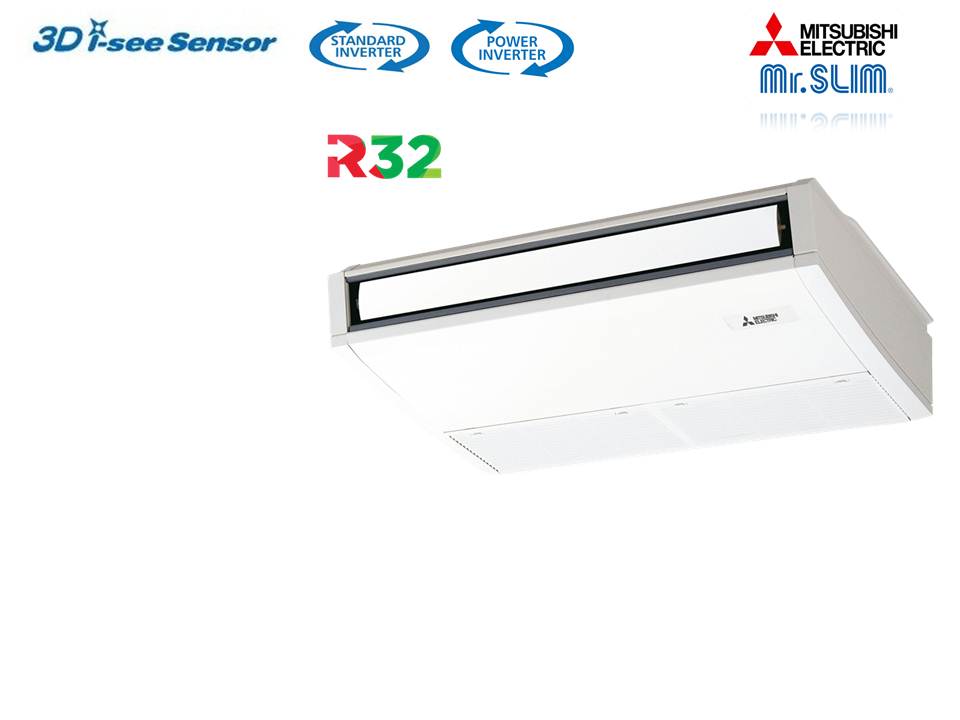 Полуиндустриален за таванен открит монтаж климатик Mitsubishi Electric, Power inverter PCA-M35KA / PUZ-ZM35VKA, 12 000 Btu