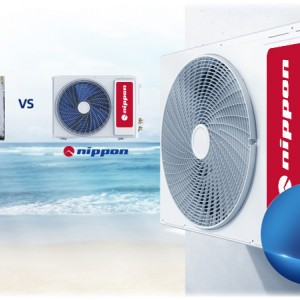 Nippon Silver Ion 2 Стенен тип инвертор KFR 18DC, капацитет 18 000 Btu, Wi-Fi, R32, 5.3 kW