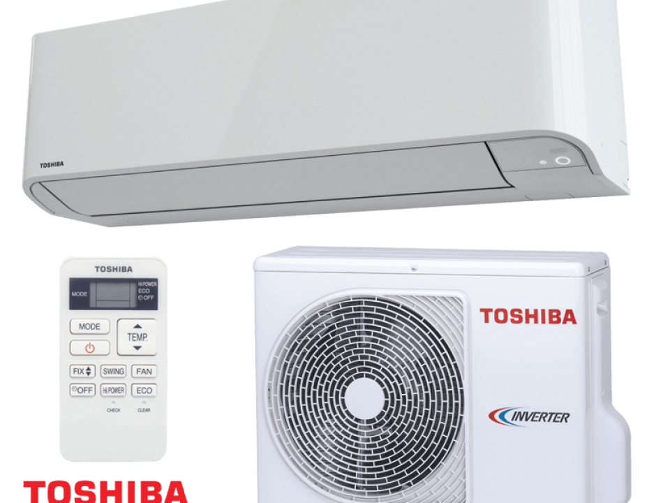 Toshiba Yakai, Стенен тип инвертор RAS-24E2KVG-E / RAS-24E2AVG-E, капацитет 124 000 Btu, R32, 6.5 kW