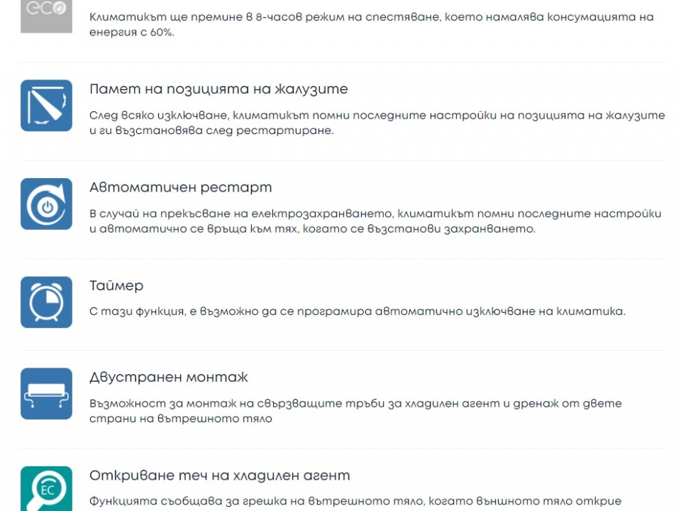Kaisai Care Стенен тип инвертор KWC-12CGI капацитет 12 000 Btu, R32, 3.5 kW