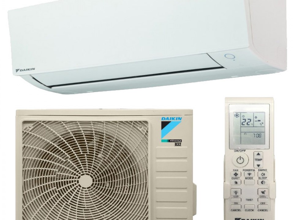 Daikin Sensira Стенен тип инвертор FTXC25Е, капацитет 9 000 Btu, R32, 2.5 kW