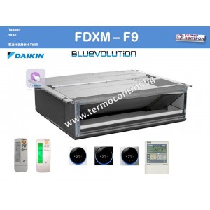 Daikin FDXM25F9 / RXM25R таванно тяло за скрит монтаж 9 000 Btu