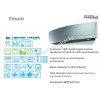 Daikin Дизайнерска серия Emura, Стенен тип FTXJ20AW / MS + RXJ20A, капацитет 7 000 Btu, R32, 2.0 kW