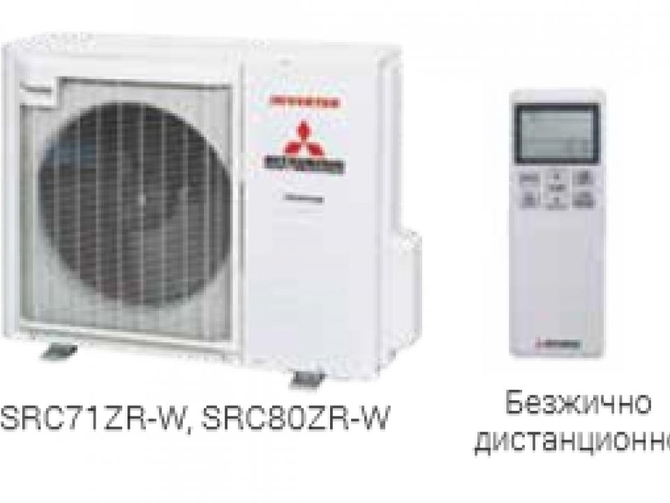 Mitsubishi Heavy серия Diamond ZR Стенен тип Хипер инвертор SRK63ZR-W / SRC63ZR-W, капацитет 21 000 Btu, R32, 6.3 kW